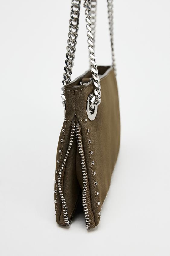 Zara LONG STUDDED BAG