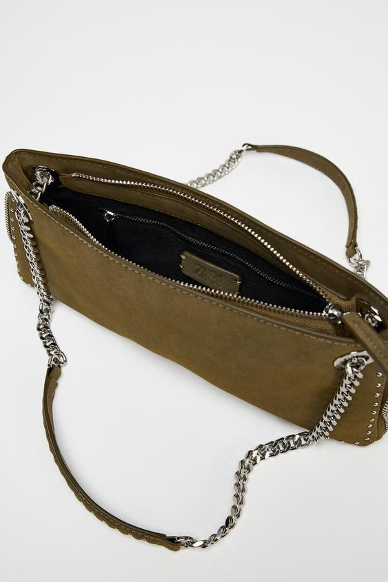 Zara LONG STUDDED BAG