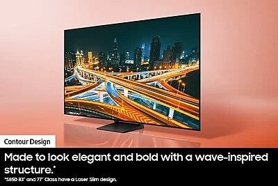 SAMSUNG QN55S85D 55" 4K OLED UHD Smart TV with 120Hz native refresh rate , Series 8