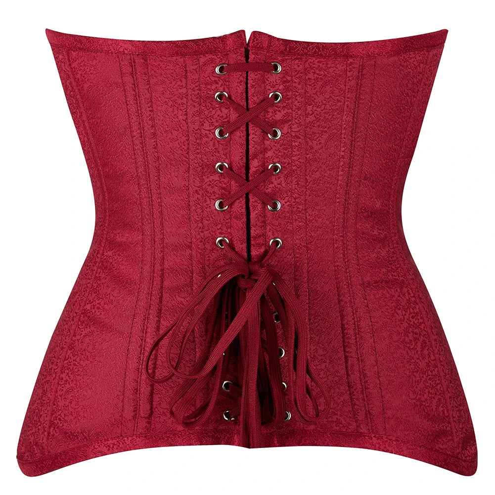 38.5CM Long Torso Underbust Corset Cincher Shapers Steel Bone Waist Trainer Plus Size Underwear Corselet For Women