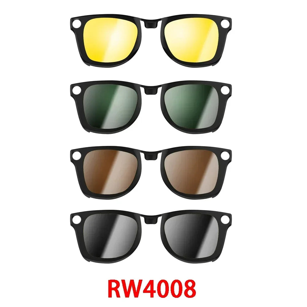 Hibloks For Ray-Ban Meta Wayfarer (Large) RW4008 (Standard) RW4006 Glasses Clip Polarized Sunglasses lenses Anti-Glare