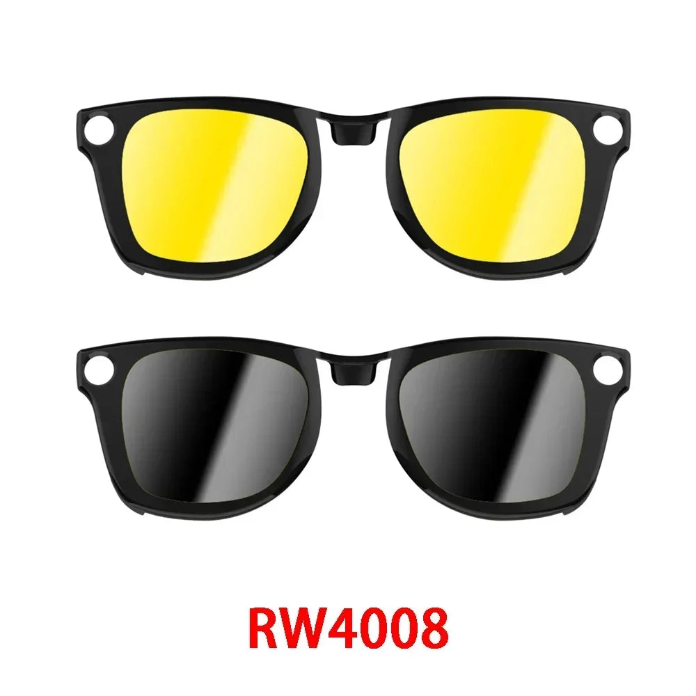 Hibloks For Ray-Ban Meta Wayfarer (Large) RW4008 (Standard) RW4006 Glasses Clip Polarized Sunglasses lenses Anti-Glare