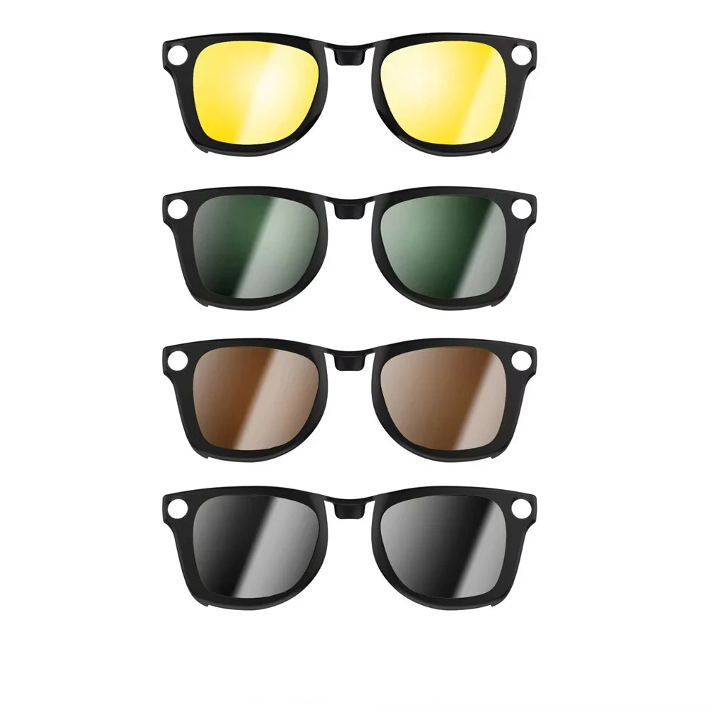 Hibloks For Ray-Ban Meta Wayfarer (Large) RW4008 (Standard) RW4006 Glasses Clip Polarized Sunglasses lenses Anti-Glare