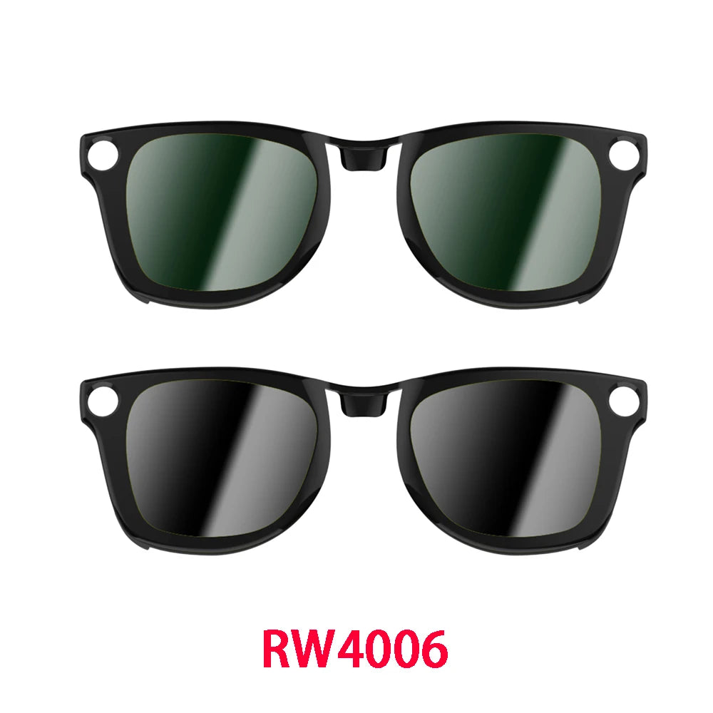 Hibloks For Ray-Ban Meta Wayfarer (Large) RW4008 (Standard) RW4006 Glasses Clip Polarized Sunglasses lenses Anti-Glare