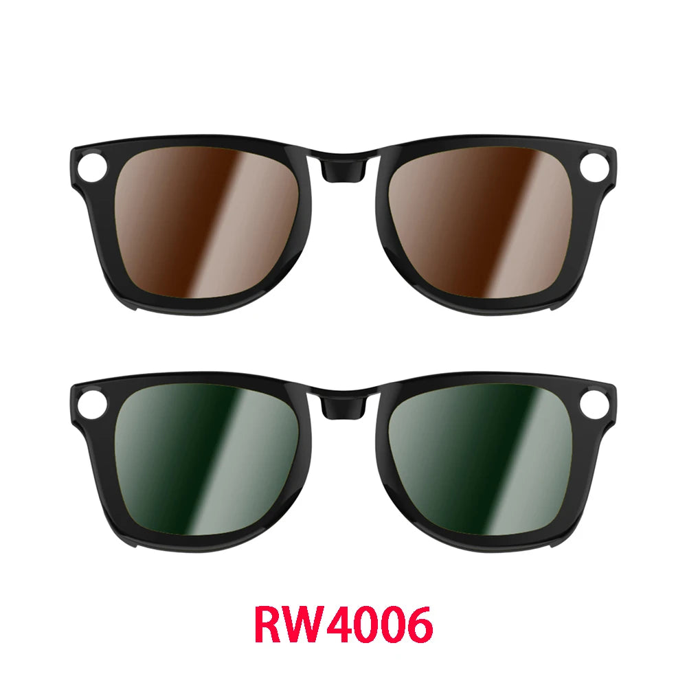 Hibloks For Ray-Ban Meta Wayfarer (Large) RW4008 (Standard) RW4006 Glasses Clip Polarized Sunglasses lenses Anti-Glare