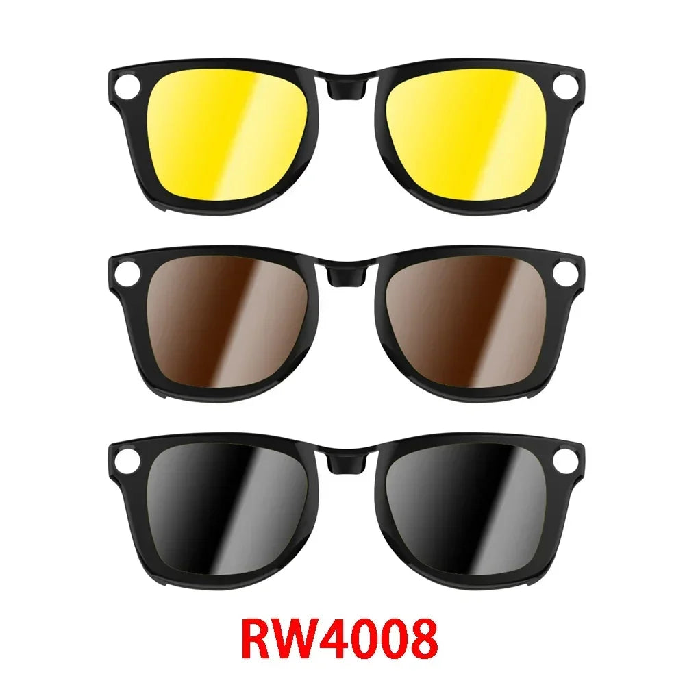 Hibloks For Ray-Ban Meta Wayfarer (Large) RW4008 (Standard) RW4006 Glasses Clip Polarized Sunglasses lenses Anti-Glare