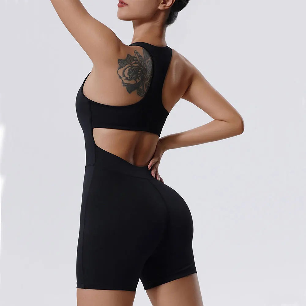Women's Tracksuit Yoga Set Jumpsuits One Piece Fitness Sportswear Workout Rompers Sportswear Gym Set Workout Clothes For Women