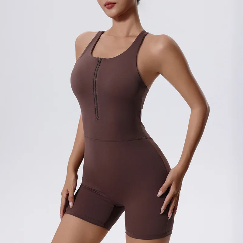 Women's Tracksuit Yoga Set Jumpsuits One Piece Fitness Sportswear Workout Rompers Sportswear Gym Set Workout Clothes For Women