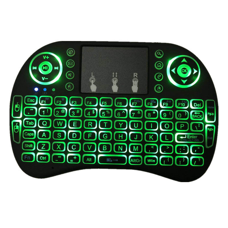 Backlit I8 Mini Wireless Keyboard Mouse 2.4ghz USB Keyboard for Laptop Smart TV