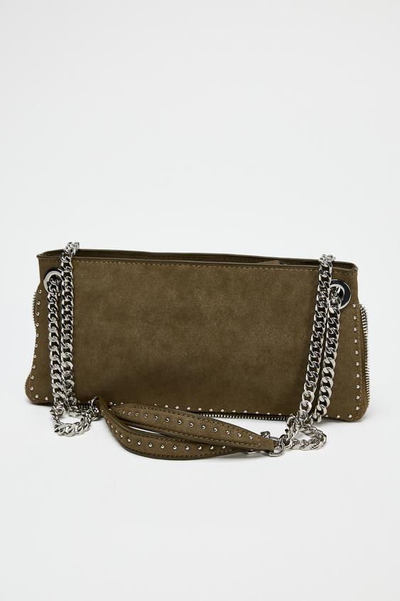 Zara LONG STUDDED BAG