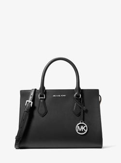 Michael Kors Sheila Medium Faux Saffiano Leather Satchel