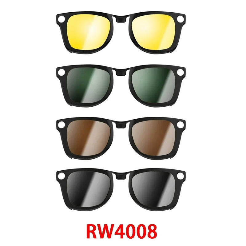Hibloks For Ray-Ban Meta Wayfarer (Large) RW4008 (Standard) RW4006 Glasses Clip Polarized Sunglasses lenses Anti-Glare