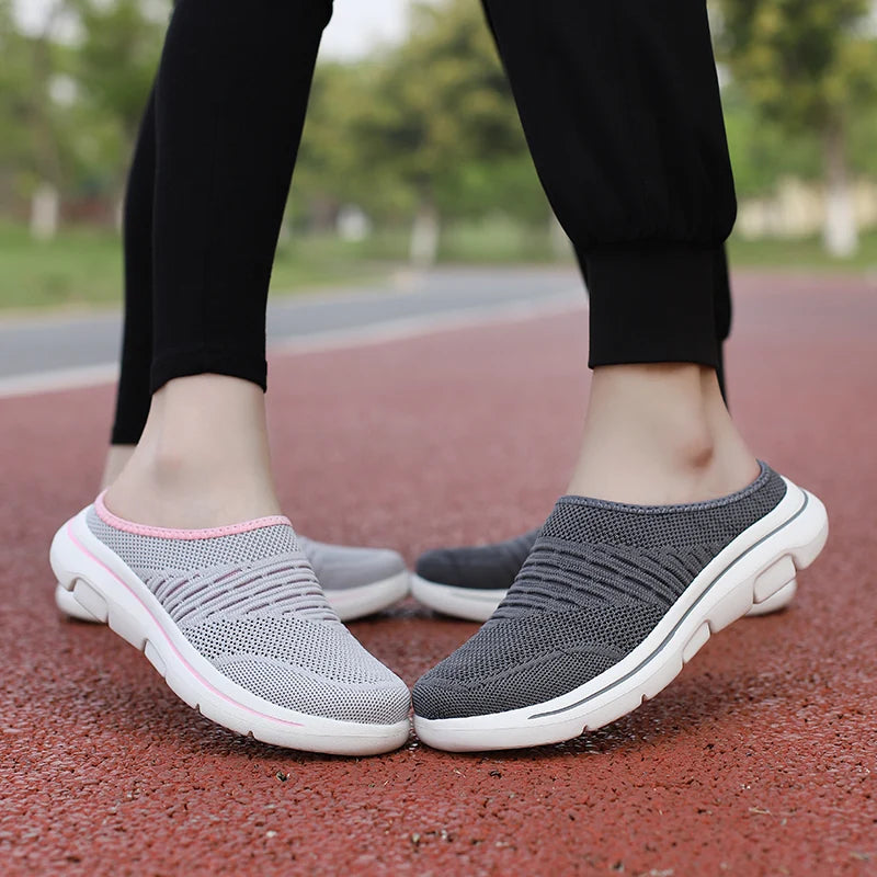 2024 Men Slippers Summer Breathable Home Indoor Slippers Men Thick Bottom Slides Fashion Couple Walking Shoes Chanclas Hombre