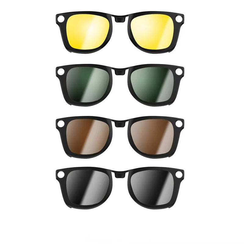 Hibloks For Ray-Ban Meta Wayfarer (Large) RW4008 (Standard) RW4006 Glasses Clip Polarized Sunglasses lenses Anti-Glare