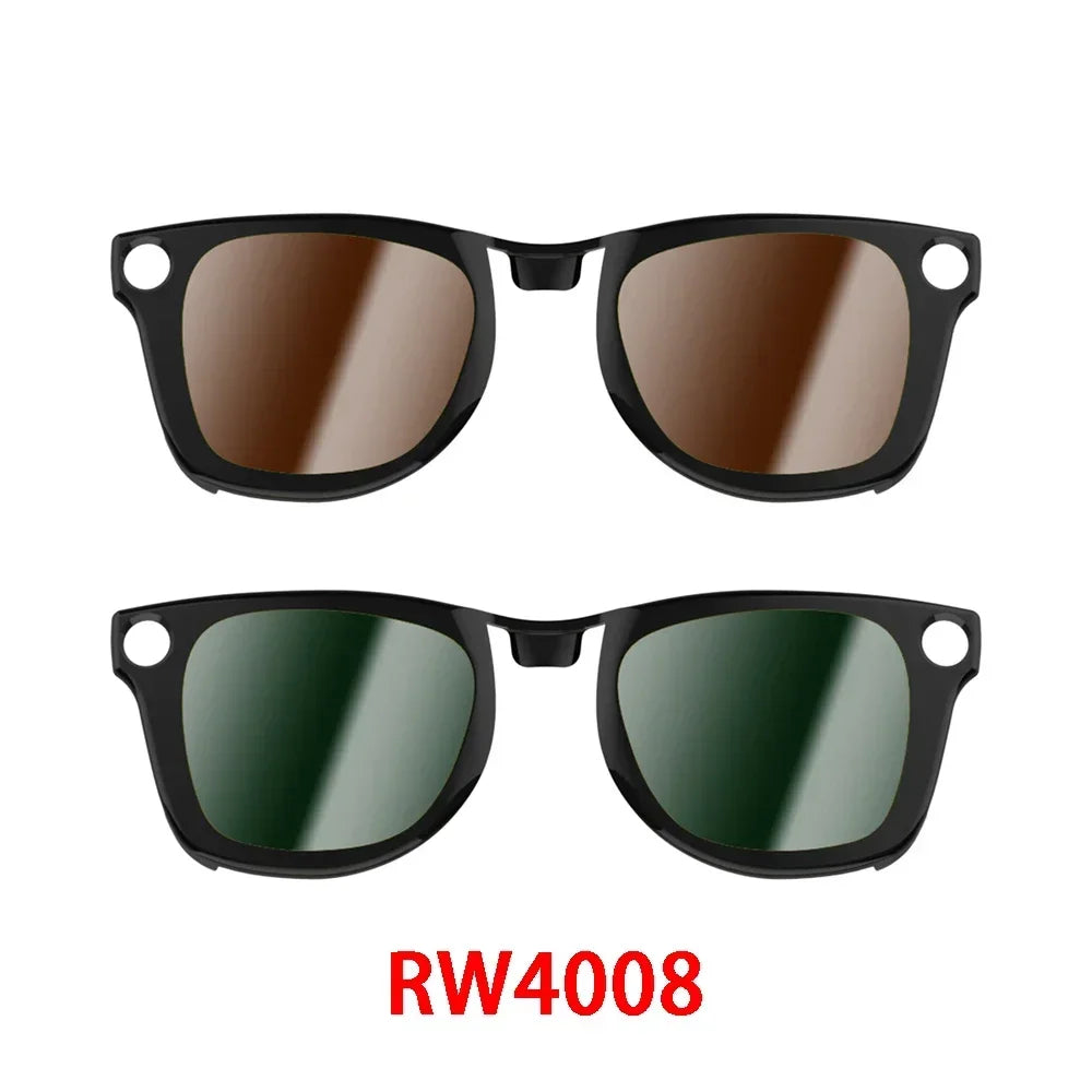 Hibloks For Ray-Ban Meta Wayfarer (Large) RW4008 (Standard) RW4006 Glasses Clip Polarized Sunglasses lenses Anti-Glare