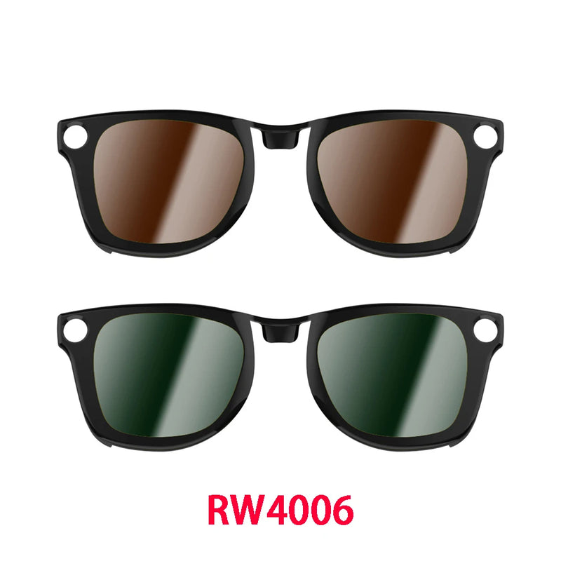 Hibloks For Ray-Ban Meta Wayfarer (Large) RW4008 (Standard) RW4006 Glasses Clip Polarized Sunglasses lenses Anti-Glare