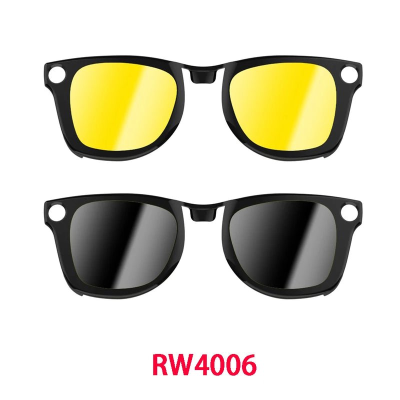 Hibloks For Ray-Ban Meta Wayfarer (Large) RW4008 (Standard) RW4006 Glasses Clip Polarized Sunglasses lenses Anti-Glare