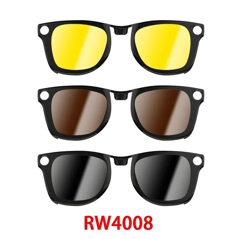 Hibloks For Ray-Ban Meta Wayfarer (Large) RW4008 (Standard) RW4006 Glasses Clip Polarized Sunglasses lenses Anti-Glare