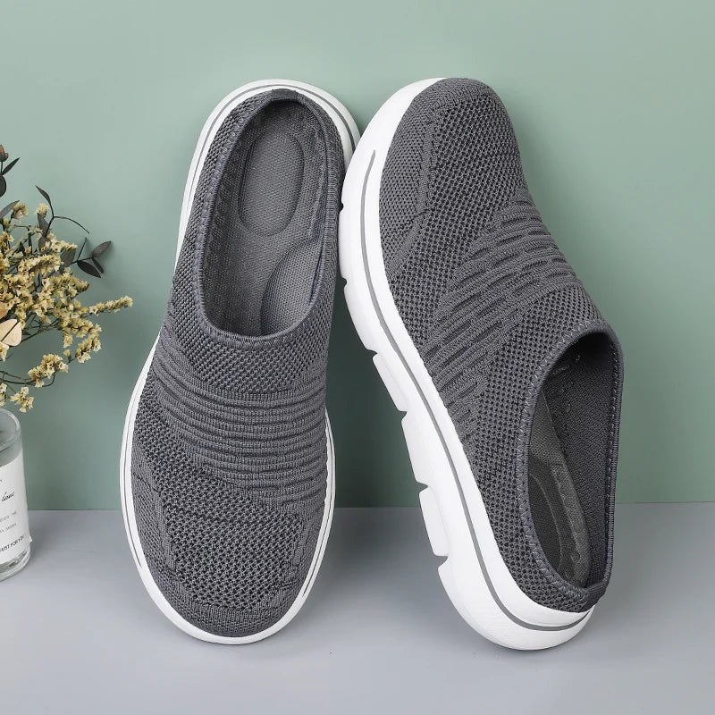 2024 Men Slippers Summer Breathable Home Indoor Slippers Men Thick Bottom Slides Fashion Couple Walking Shoes Chanclas Hombre