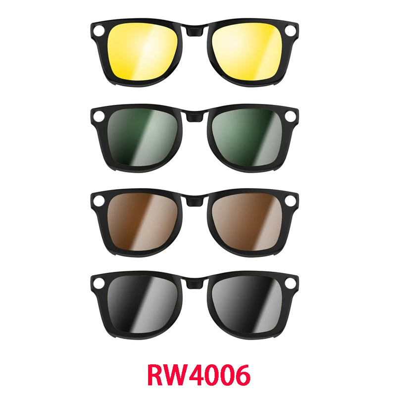 Hibloks For Ray-Ban Meta Wayfarer (Large) RW4008 (Standard) RW4006 Glasses Clip Polarized Sunglasses lenses Anti-Glare